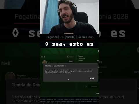 VALVE ya NO PERMITE COMPRAR SUS PROPIAS PEGATINAS #csgo #counterstrike #cs2clips #skins #mercado