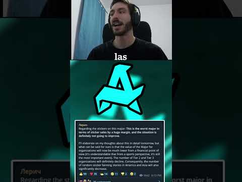 "El PEOR MAJOR para los EQUIPOS" CEO de AURORA #csgo #skins #counterstrike #skins #mercado #pegatina